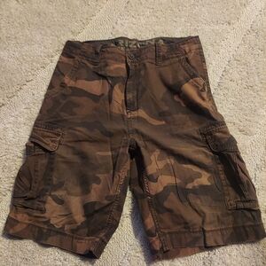 Camouflage Cargo Shorts